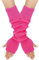 Surakey Winter Gestrickte Handschuhe für Damen, 1 Paar Fingerlose Armstulpen Feinstrick lang Handwärmer Stulpen, Warm Strick Handschuhe Pluswärmer Handstulpen Armwärmer Stulpen für Damen,Rose Rot