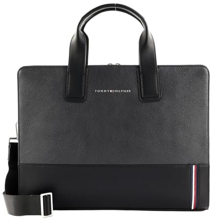 Tommy Hilfiger TH Central Slim Computer Bag Dark Grey