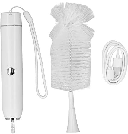 Xcello Electric Brush Set with USB Cable Portable Scrubber Brush for Bottles and Cups