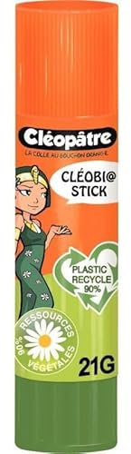 Bâton de colle - Végétale - Blanche - Cléopâtre - CléoBi@ - 21g