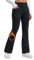 Libin Leggings Termici da Donna con Flared Pantaloni Invernali in Pile Vita Alta Impermeabili da Yoga Trekking con tasch, Nero, XXL