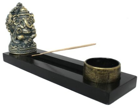 Zen - Garten mit Ganesha Teelicht Räucherstäbchen