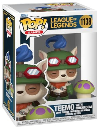 Funko Pop! & Buddy: LOL - Teemo mit Shroom - League of Legends - Vinyl-Sammelfigur - Geschenkidee - Offizielle Handelswaren - Spielzeug Für Kinder und Erwachsene - Video Games Fans
