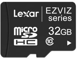 EZVIZ Carte Mémoire Micro SD 32 Go Classe 10 UHS Haute Vitesse pour Caméra, Smartphone, Ordinateur, Caméra de Voiture, Surveillance, Tachygraphe, Table