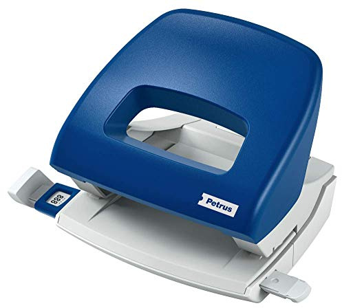 Petrus Kleiner Locher 16 Blatt, blau, kompakt, Modell 80 623346