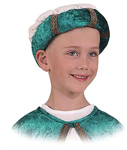 Unbekannt Kinder Turban Heilige DREI Könige Weihnachten Kostüm Karneval Turban, f. Kinder (grün)