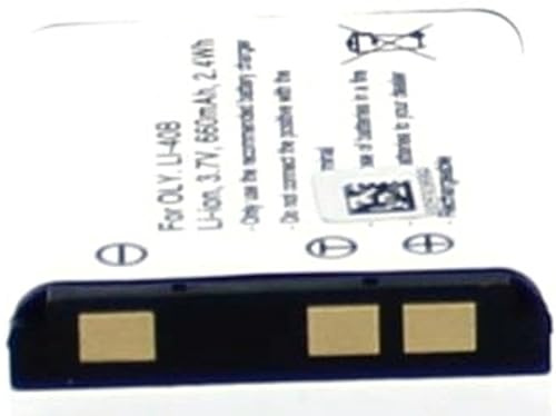 AGI 93387 Li-Ion 660 mAh 3,7 V Akku wiederaufladbar – Akkus (660 mAh,-Ionen (LiIon), 3,7 V, schwarz, weiß, 1 Stück (S))