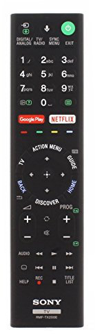 Sony RMF-TX200E RMFTX200E Telecomando per LCD LED 3D HD Smart TV'S con i pulsanti di di Netflix - Con due batterie AAA 121AV incluse
