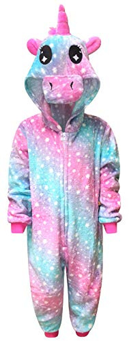 Enfants Licorne Onesie Pyjama Confortable pour Filles Dors Bien garçon Cadeaux pour Les Enfants Combinaison Animal Habillage Costume