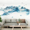 COVPAW® Sticker mural XXL Paysage Montagne Peinture chinoise Stickers muraux Images Salon Chambre Déco