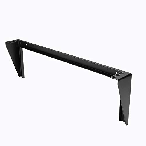 Infitronic INUWH1STL – 19 Zoll Stahl 1HE Wandhalterung & Untertischhalter vertikal Wandverteiler (INUWH1STL)