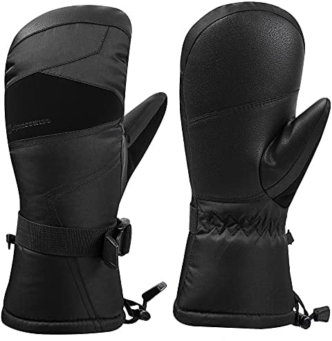 alpine swiss Herren Wasserdichte Handschuhe Skifäustlinge Wintersport Handschuhe Snowboarden Winddicht Warm 3M Thinsulate