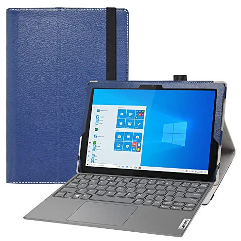 LIFANG Coque pour Lenovo IdeaPad Duet 3i,Slim Fit Housse Support Ultra-Mince et Léger Etui Cover pour 10.3 Lenovo IdeaPad Duet 3i 10IGL5 Tablet,Bleu