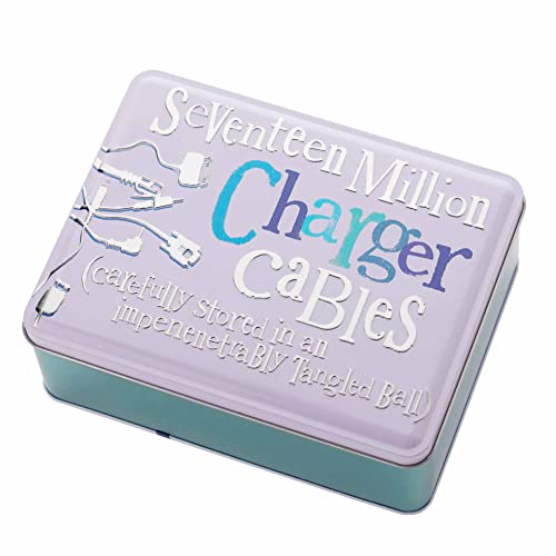 Widdop and Co The Bright Side Charger Cables, Silver