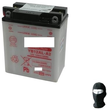 KOMPATIBEL MIT Aprilia Leonardo 125 1996 A 1998 Batterie BEREITS EINSATZBEREIT UASA YB12AL-A2 12V/12AH BATTERIEN FÜR Motorrad-Roller KOMPLETTE SPEZIFIKATION BEREIT ZUM EINBAU