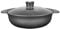 La cocotte duo KitchenPro - Venteo - 2 compartiments - 28cm de diamètre - couvercle en verre - tous feux