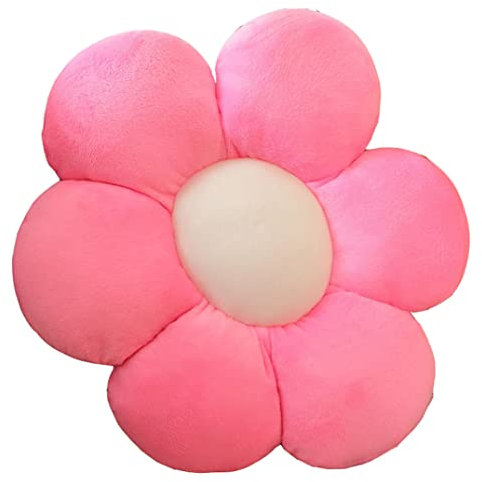 YILANLAN Coussin Fleur Tapis de Sol Coussins de siège Canapé - lit Oreiller Coussins décoratifs (30CM, Pink)