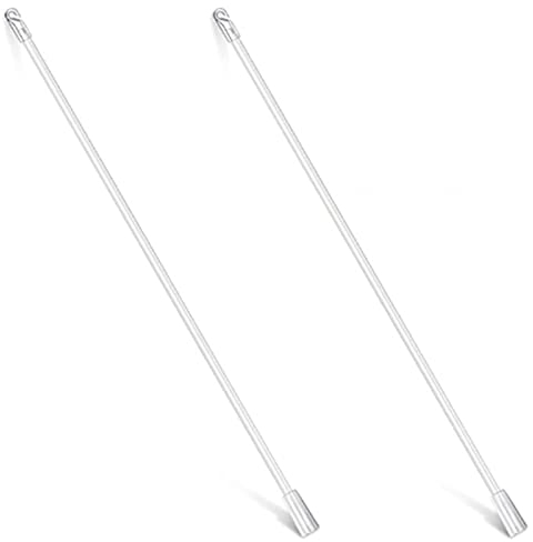 2pcs 12 Inch Drapery Wand Rod, Curtain Pull Rod Replacement for Window Blinds