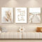 Trayosin 3-teiliges Poster Set,Moderne Boho Pampasgras Bilder Wohnzimmer Deko Schlafzimmer Wandbilder Beige Kunst Bild ohne Rahmen Kunstdruck Leinwandbild (B,50x70cm)