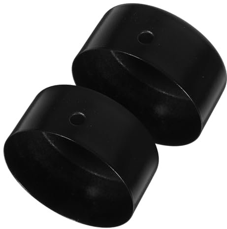 Angoily Edelstahl Handlauf Endkappen 50mm Runde Endkappen Für Pvc/holz Handläufe Universelle Passform Zeitloses Design 2 Stück