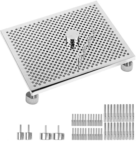 Laroal Aluminum Wire Jig Complete Jewelry Making Tool Set Practical Wire Looping Kit Wire Bending Plate For Jewelry