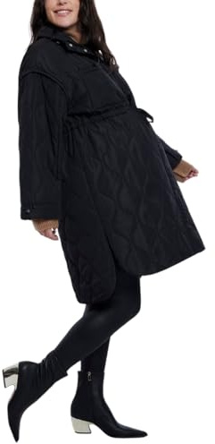 Motherhood Maternity Damen Quilted Pregnancy Long Puffer Jacket Jacke