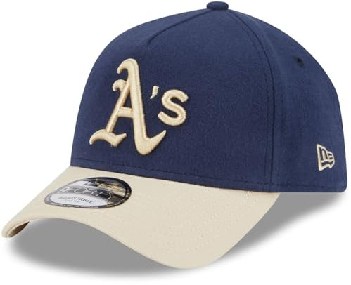 New Era A-Frame 9Forty Cap Moleskin Oakland Athletics Navy