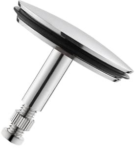 JZK 43 mm Badewannenstöpsel-Ersatz, höhenverstellbarer Badewannenstöpsel mit Schraubbolzen, Badewannen-Ablaufstopfen für Badezimmer, Badewannen-Ablaufabdeckung