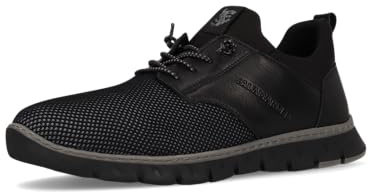 Salamander Herren Slipper, Männer Slip On,Halbschuhe,Slip-ons,Slides,Schlupfschuhe,schluepfschuhe,Loafer,elegant,Black/Black (1010),44 EU/EU UK