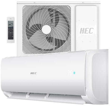 HEC - Aire Acondicionado Split Mural A++/A+ - Wifi - Aire Inteligente - Ventilador 5 Velocidades - Sistema Dry - Bomba de Calor -R32 - By HAIER (3.5KW - 3010 Fg)