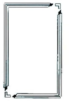 daniplus Dichtung, Türdichtung für Kühlschrank universal 1300x700mm