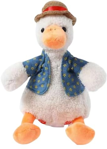 Peluche Qui Chante et Animal, interactif avec mimimique de la Parole et de la Danse, sans Danger pour Les , Cadeau de Noël pour Thanksgiving, Adorable Compagnon de Maison