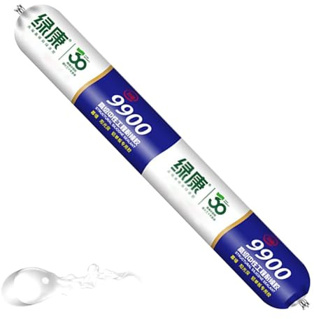 9900 Sealant Waterproof, Mastic Silicone Étanche pour Fissures de Toiture et de Mur, Résistant à la Chaleur et aux Déchirures pour Intérieur et Extérieur (Transparent,1PCS)