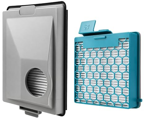 Ecofocet Set di Kit Filtri per Miele Boost CX1, Filtro HEPA e Filtro Antipolvere Fine, Filtri di Ricambio per SF-HY 60 & CX-FSF, Miele Boost CX1 Allergy, Active, CarCare, Cat & Dog PowerLine