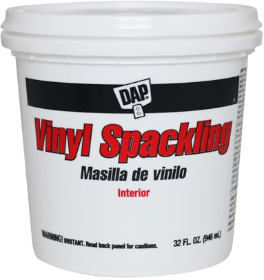 Dap 12132 Vinyl Spackling Compound Interior, 1-Quart