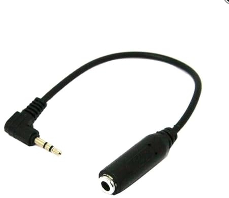 SYSTEM-S Audio Kabel 2.5 Klinke auf 3.5 Buchse