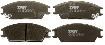 TRW GDB893 Bremsbelagsatz, Scheibenbremse | Kompatibel mit: HYUNDAI ACCENT I, ACCENT II, ACCENT II Stufenheck, ACCENT Stufenheck, LANTRA I, PONY, PONY / EXCEL Stufenheck