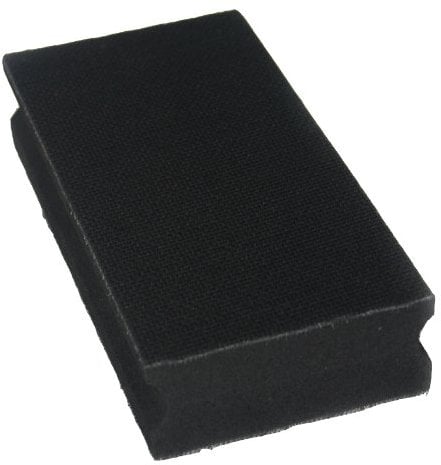 Hand Sanding Block 70x125mm - Both Sides usable for Velcro Discs - Sanding Block for Hand use with Sanding Paper - DFS