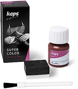 KAPS Super Color – Teinture pour Cuir Naturel – Matières Synthétiques et Textiles – 25 ml – Plusieurs couleurs, Roge Cerises 156