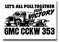 GMC CCKW 353 for Victory Aufkleber Sticker Oldtimer 9x7cm#A3758