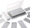Coolrunner Pflanzenetiketten, Aluminium-Pflanzenanhänger mit 15,2 cm Drähten, 100 Stück