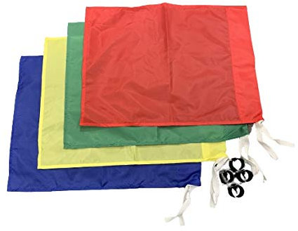 DON Football Corner Flag - Blue Pack of 4