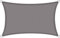 Sonnensegel 3x7m, mit Set zur Montage Atmungsaktiv, Hergestellt aus hochwertigem Polyester, für, Garten, Balkon, Terrasse, Party - Anthrazit