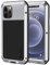 Lanhiem Heavy Duty Shockproof Tough Armour Metal Case for iPhone 12 / 12 Pro - Sliver