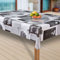 laro Wachstuch-Tischdecke Abwaschbar Garten-Tischdecke Wachstischdecke PVC Plastik-Tischdecken Eckig Meterware Wasserabweisend Abwischbar, Muster:Steine grau-Weiss, Größe:140x240 cm