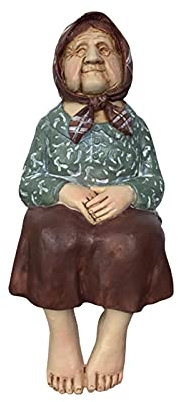 Evenlyao Großeltern-Statuen für reifes Paar, Großmutter und Großvater, Harz-Ornament, dekorative Skulpturen, Haus, Garten, Innen- und Außenbereich, Neuheit, Paar-Geschenk, Schreibtisch-Dekoration