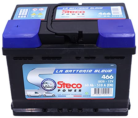 Batterie 12V 60Ah 510A 242x175x175 mm stecopower - 466