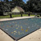 Douce Protection Piscine pour Piscine Rectangulaire 6 X12 M Couverture Piscine D'hivernage, Bâche Protection pour Piscines Creusées Et Hors Sol, en Polyéthène, Résistant, Maille Fine