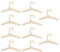 SEABABOO 10PCS Baby Kleiderbügel aus Holz Baby Kleiderbügel Hangers Aufbewahrung DIY Holzbügel für Kinderkleiderbügel Kleinkinder für Kleidung Platzsparender Kleiderbügel Babykleidung und Kinderpuppen
