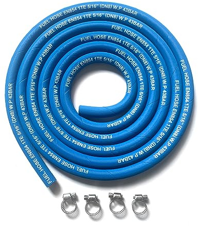 10FT Fuel Line 5/16 IN,5AN 8MM,2.8Mpa 400PSI,Fuel Systems Tube Hose,blue | 10FT Fuel Line 5/16 IN 5AN 8mm High Pressure Hose,2.8Mpa 400PSI,Fuel Systems Engines Tube Hose Blue Multiple Size Options